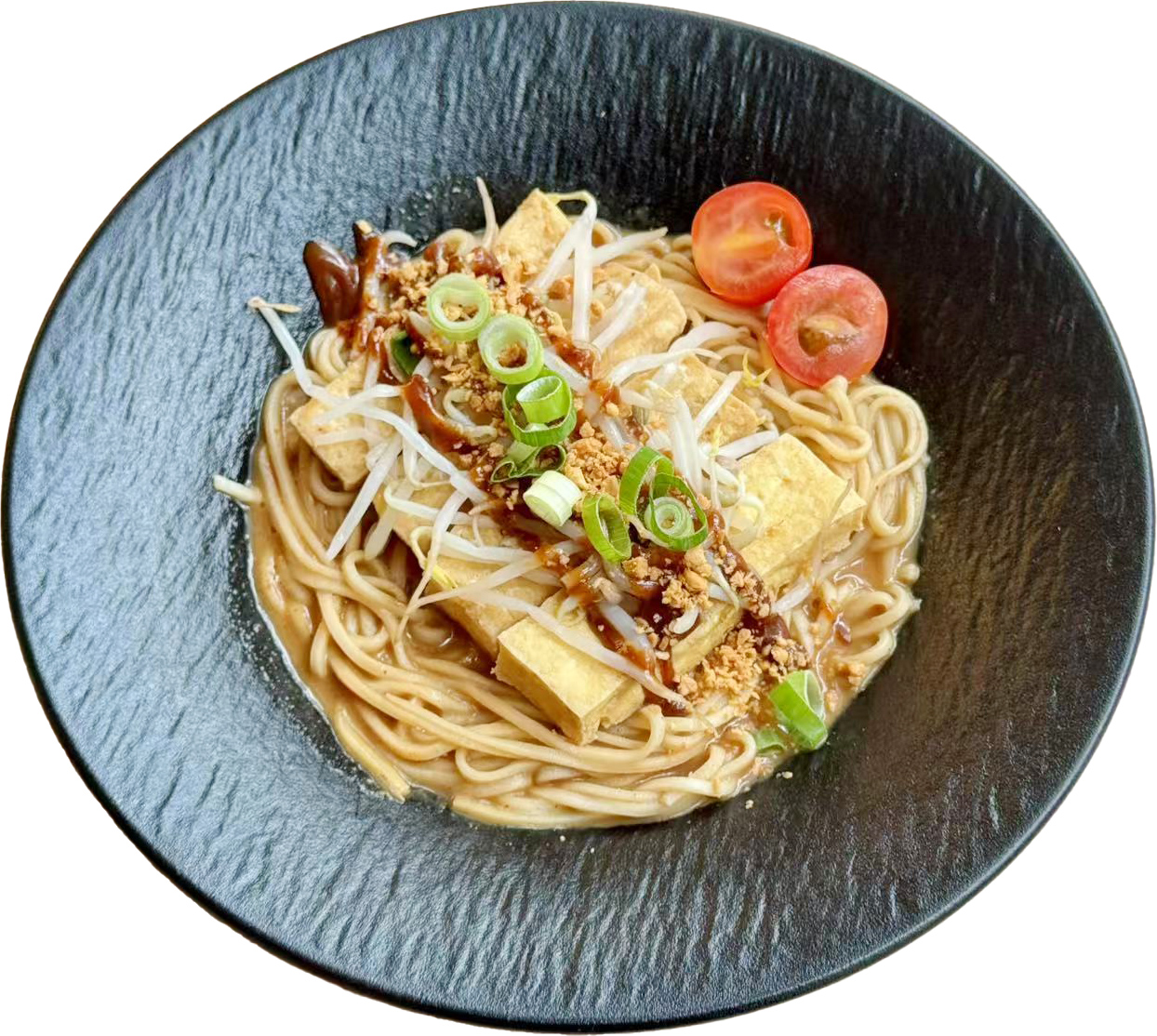 Mazemen vegetariano con tofu