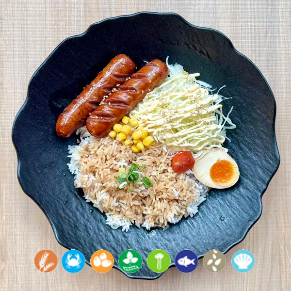 Arroz Yaki Salchicha